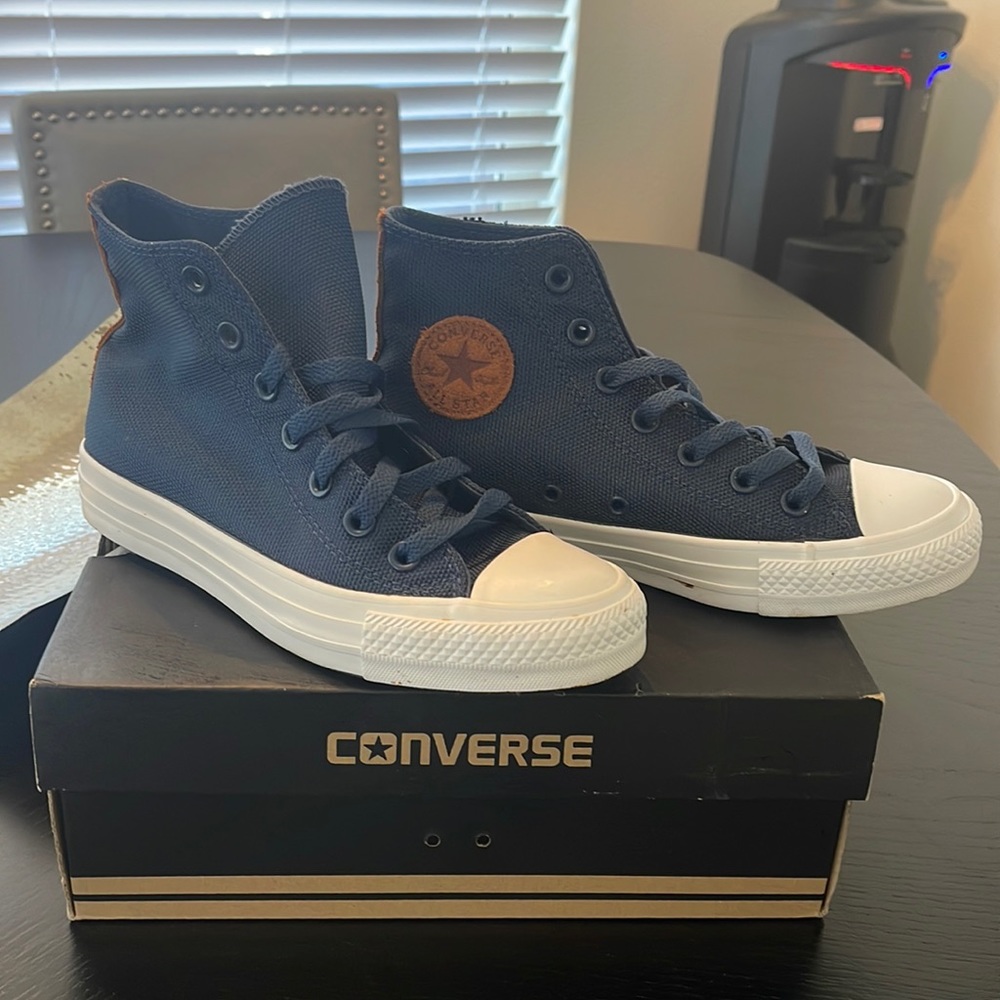 Navy Blue Converse